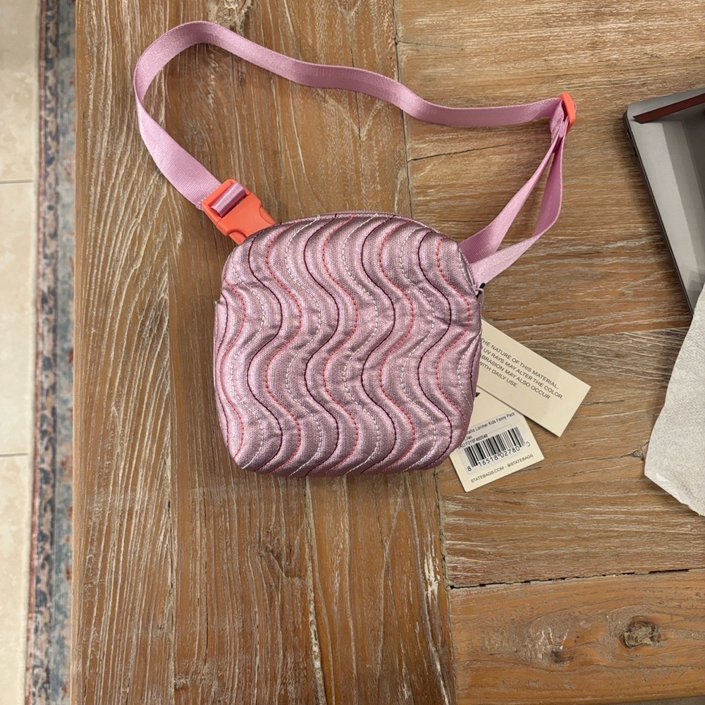 STATE Metallic Lorimer Kids Fanny Pack - Lilac